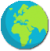 Globe Showing Europe-Africa Emoji Domain For Sale